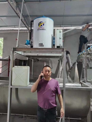 1 máquina de la escama del hielo de 2 3 5 10 Ton Easy Control Air Cooling para alto confiable de los pescados