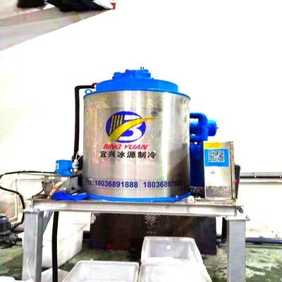 1 2 3 5 tonelada automática 3P 380Volt 50Hz de la máquina 10 del fabricante de hielo de la escama