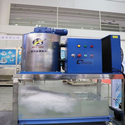 1 2 3 5 tonelada automática 3P 380Volt 50Hz de la máquina 10 del fabricante de hielo de la escama