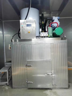 Máquina del fabricante de hielo de la escama del acero 8ton de SUS304 Staineless para los pescados