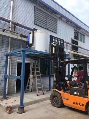 máquina del fabricante de hielo del copo de nieve de 70kw 10ton para el refrigerador del marisco