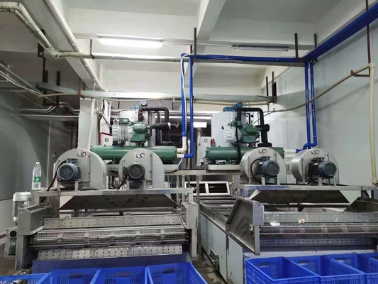 máquina del fabricante de hielo del copo de nieve de 70kw 10ton para el refrigerador del marisco