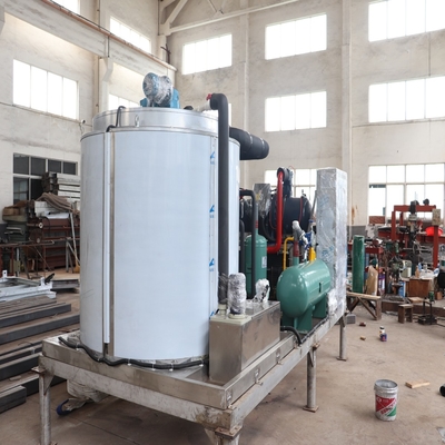 Control del PLC de la máquina del fabricante de la escama del hielo 15tons/Day de la refrigeración por evaporación