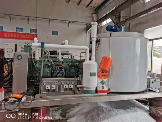 Equipo de enfriamiento concreto de la máquina de hacer hielo grande SUS304 30ton/Day