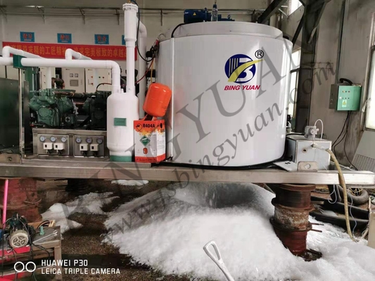 Equipo de enfriamiento concreto de la máquina de hacer hielo grande SUS304 30ton/Day