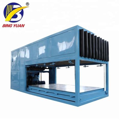 Máquina del fabricante de hielo de bloque de R404A 2.7KW 10000KG, 10 Ton Ice Block Making Machine