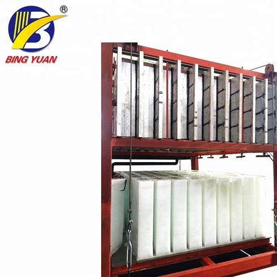 Máquina del fabricante de hielo de bloque de R404A 2.7KW 10000KG, 10 Ton Ice Block Making Machine