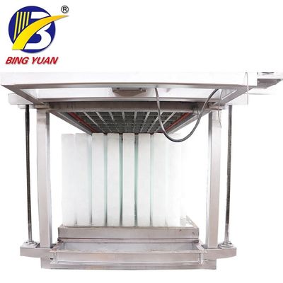 Hoteles 20V 10 toneladas de cubo de hielo industrial que hace la máquina