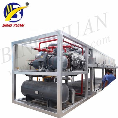 Cubo de hielo comercial de R404A 25T 94.05KW SS304 que hace la máquina