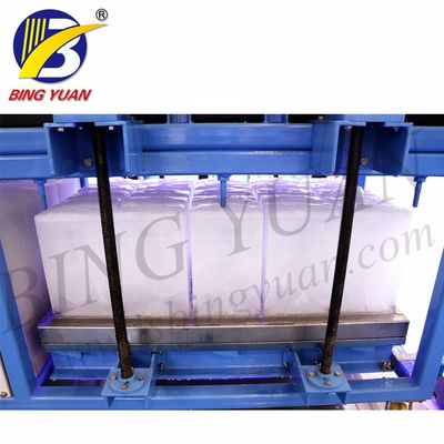Bloque de hielo industrial de alta calidad de 1 tonelada de Yixing ICS que hace la máquina