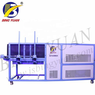 Bloque de hielo industrial de alta calidad de 1 tonelada de Yixing ICS que hace la máquina
