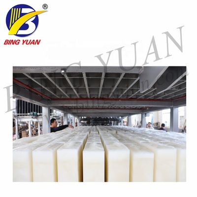 20 toneladas máquina del fabricante de hielo de bloque de 380 voltios, fabricante del cubo de hielo de bloque