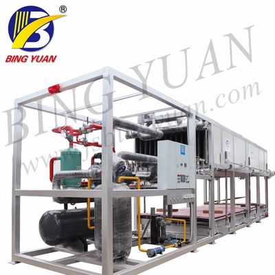 R22 150KW 30 toneladas máquina del fabricante de hielo de bloque de 220 voltios
