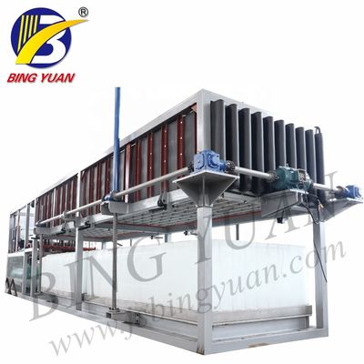 Bloque de hielo directo completamente automático de acero inoxidable del sistema 10T/Day de la certificación del CE que hace la máquina