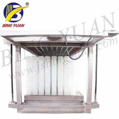 2000kgs 24h hizo salir el bloque de hielo industrial que hacía la máquina en venta