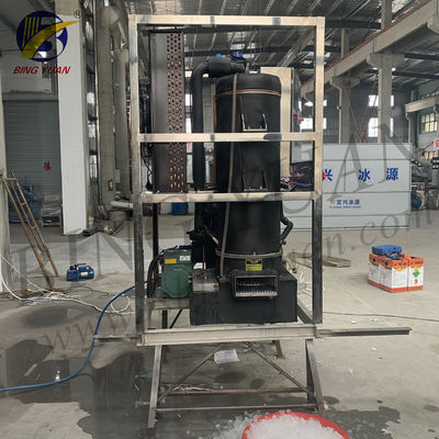 R404A 200V 35m m máquina del fabricante del tubo del hielo de 1 tonelada