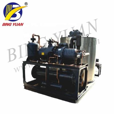 380 máquina de hielo del estilo de la escama de voltio 124.3KW 2m m