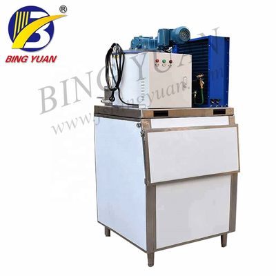 Máquina de acero inoxidable del fabricante de hielo de la escama 5T, máquina de hielo comercial de la escama