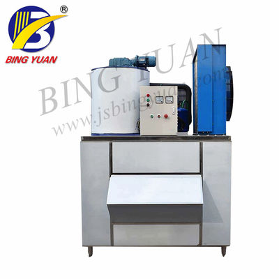 Máquina de acero inoxidable del fabricante de hielo de la escama 5T, máquina de hielo comercial de la escama