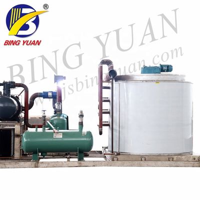 Máquina de hielo de la escama con eficacia alta, máquina de hielo diaria industrial completamente automática de la capacidad del fabricante de hielo de la escama 15T