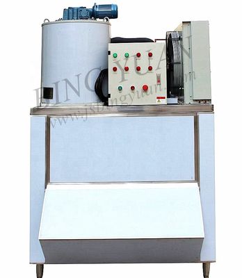 Fabricante de hielo de pequeña capacidad de la escama, máquina de hielo de la escama de la producción 0.8T/Day