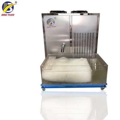 Máquina de hielo del agua de mar de la refrigeración por aire 4.3KW R404A