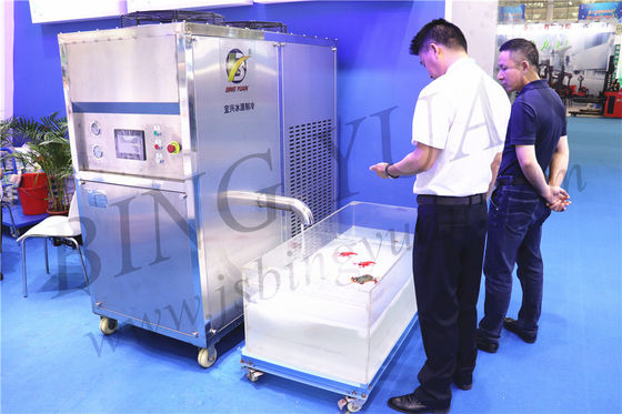 5 toneladas 5.2KW máquina de hielo industrial de 380 voltios