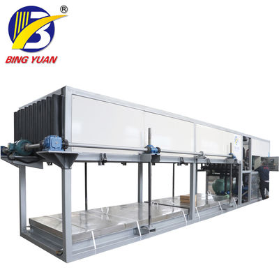 50Hz 10 máquina del fabricante de hielo de bloque de la tonelada 380V, bloque de hielo automático que hace la máquina