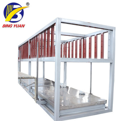 50Hz 10 máquina del fabricante de hielo de bloque de la tonelada 380V, bloque de hielo automático que hace la máquina