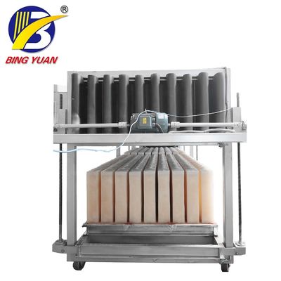 Refrigeración por evaporación 6 máquina del fabricante de hielo de bloque de la tonelada 480V