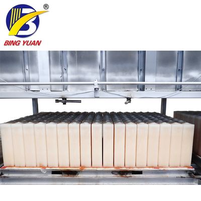 Refrigeración por evaporación 6 máquina del fabricante de hielo de bloque de la tonelada 480V