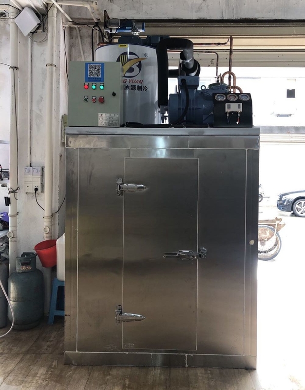 1 máquina de la escama del hielo de 2 3 5 10 Ton Easy Control Air Cooling para alto confiable de los pescados